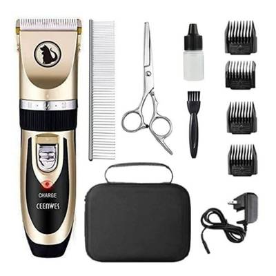 Ceenwes Dog Clippers Low Noise Rechargeable Dog Trimmer
