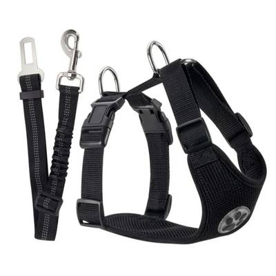 Slow Ton Dog Car Harness Plus Connector Strap