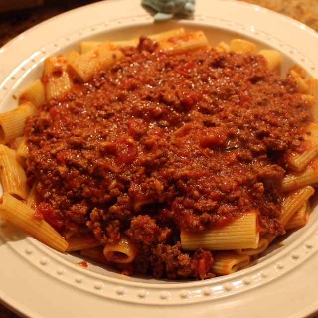 Meatless Bolognese Sauce Cooking with Lucia and Pete