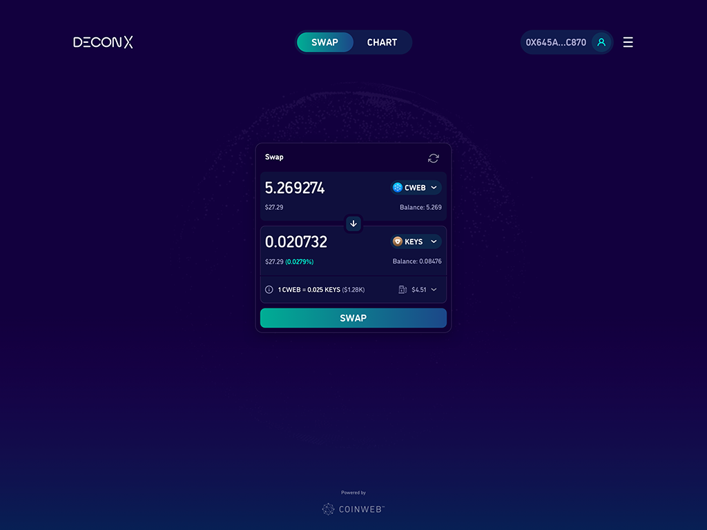 Coinweb wallet