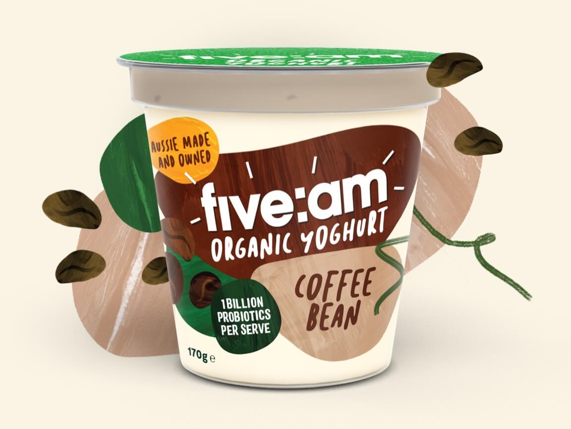 A tub of five:am organic yoghurt