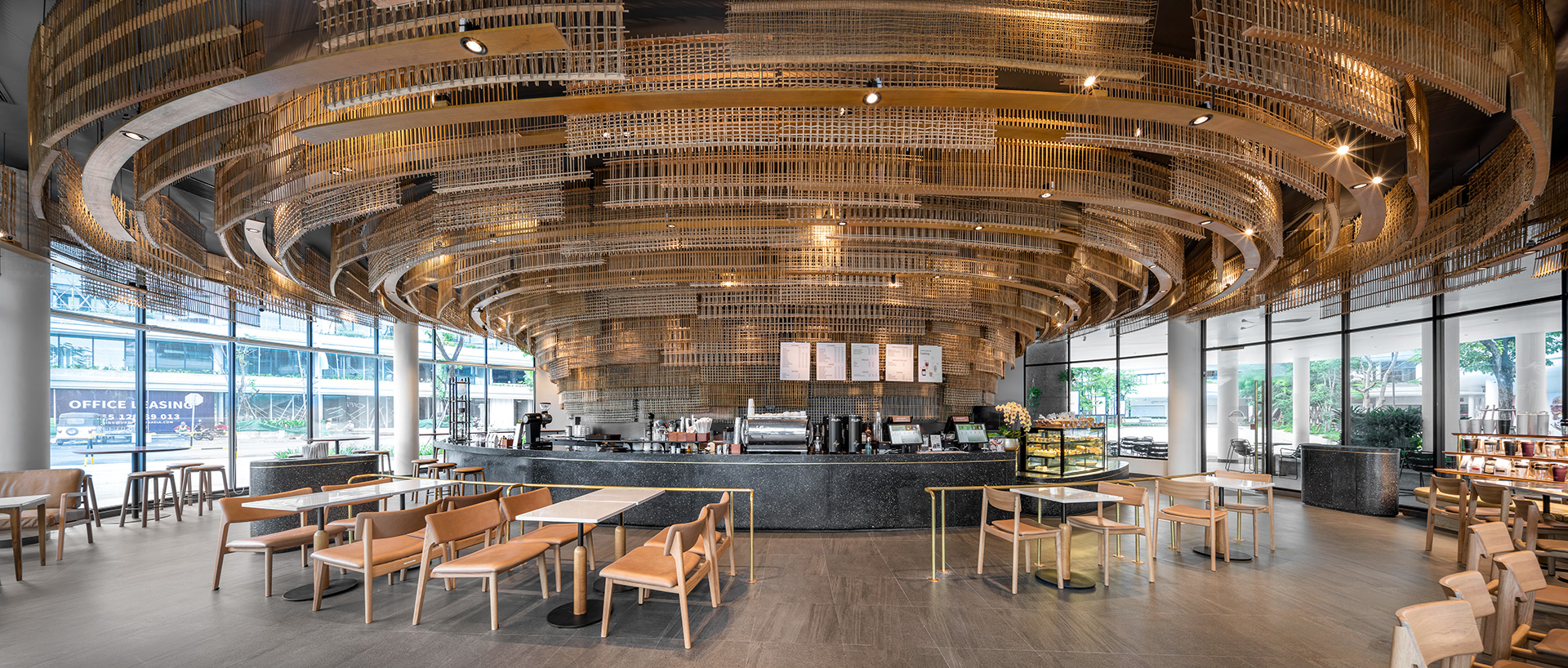 Brown Coffee KMall TDB Projects Fitout and Construction in Cambodia