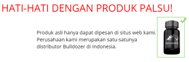 Bulldozer Asli USA Original - Kenali Ciri Ciri Obat Bulldozer Asli Dan Palsu 2020