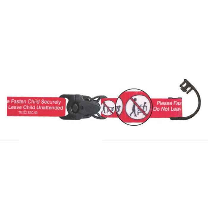 CRBPT Safety printed replacement shopping cart child seat belt