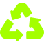 ícone reciclagem verde