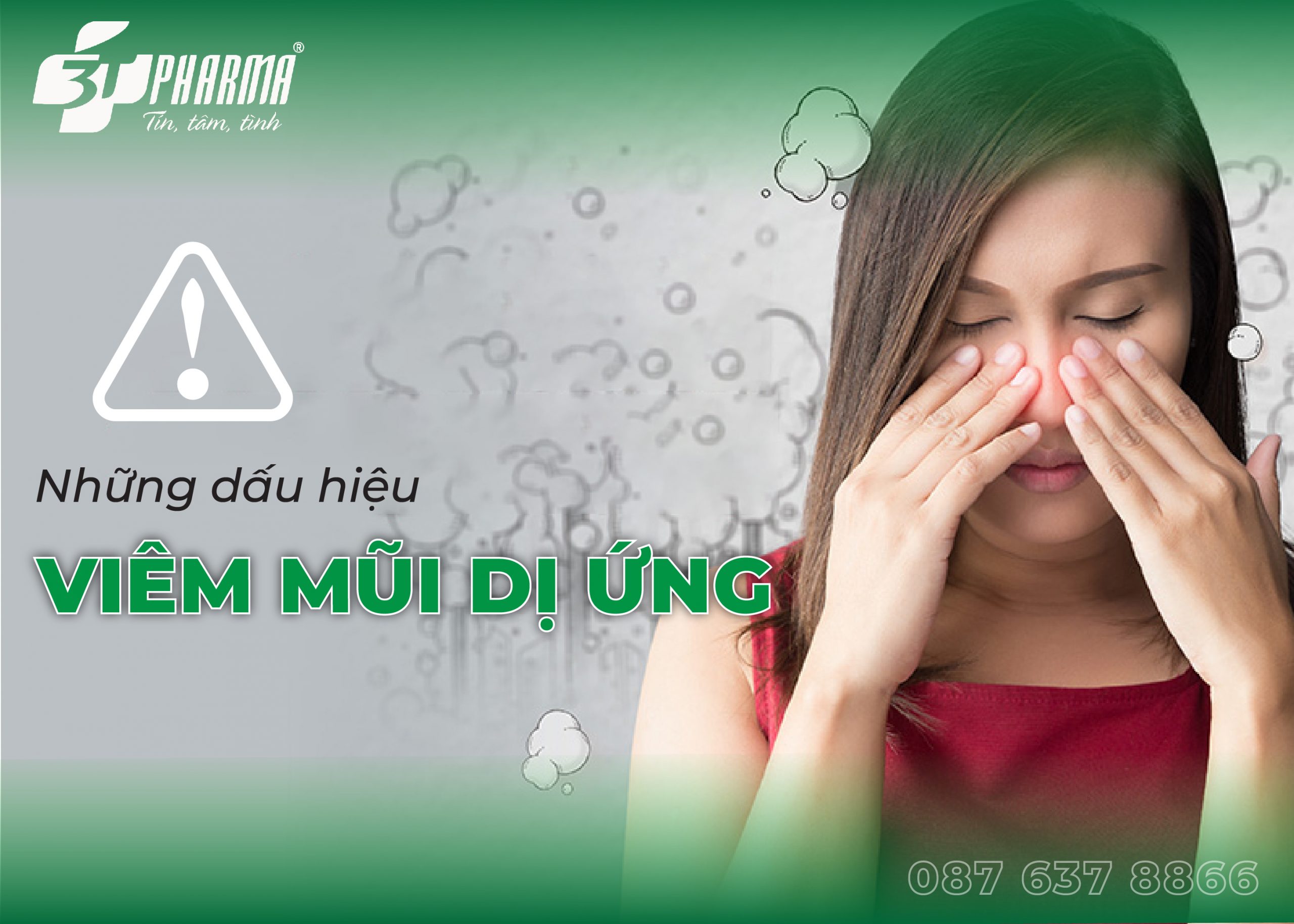 Những dấu hiệu viêm mũi dị ứng