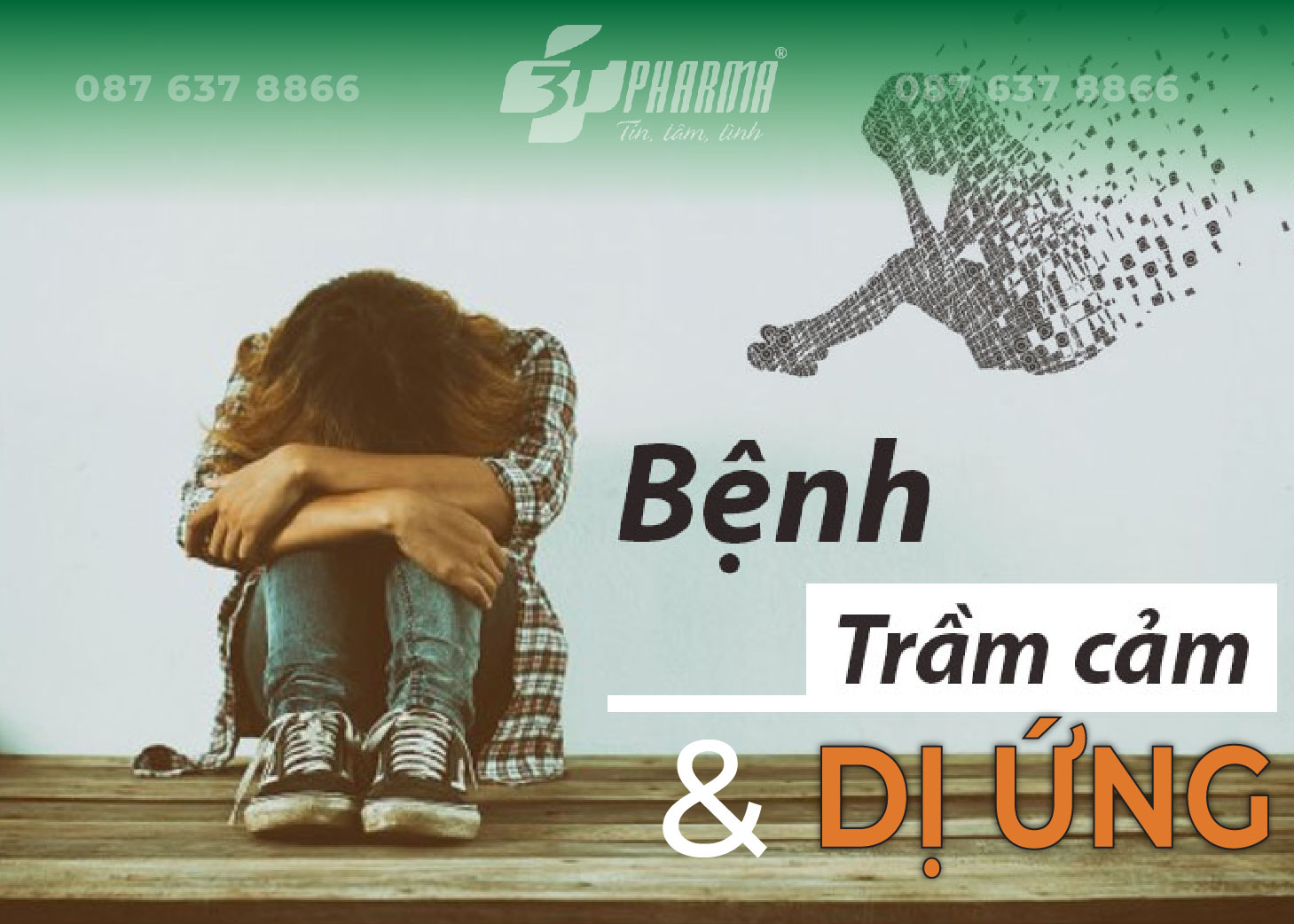 Bị nổi mụn ngứa ở người do cả yếu tố tâm lý