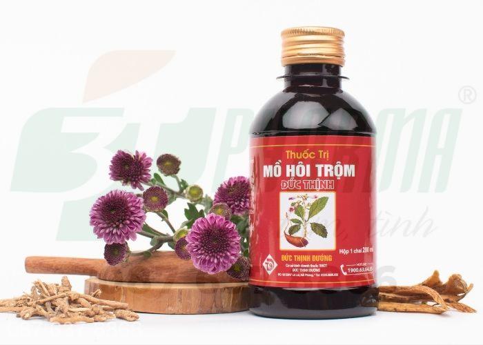 Thuốc trị Mồ hôi trộm Đức Thịnh được điều chế dưới dạng thuốc nước thảo dược
