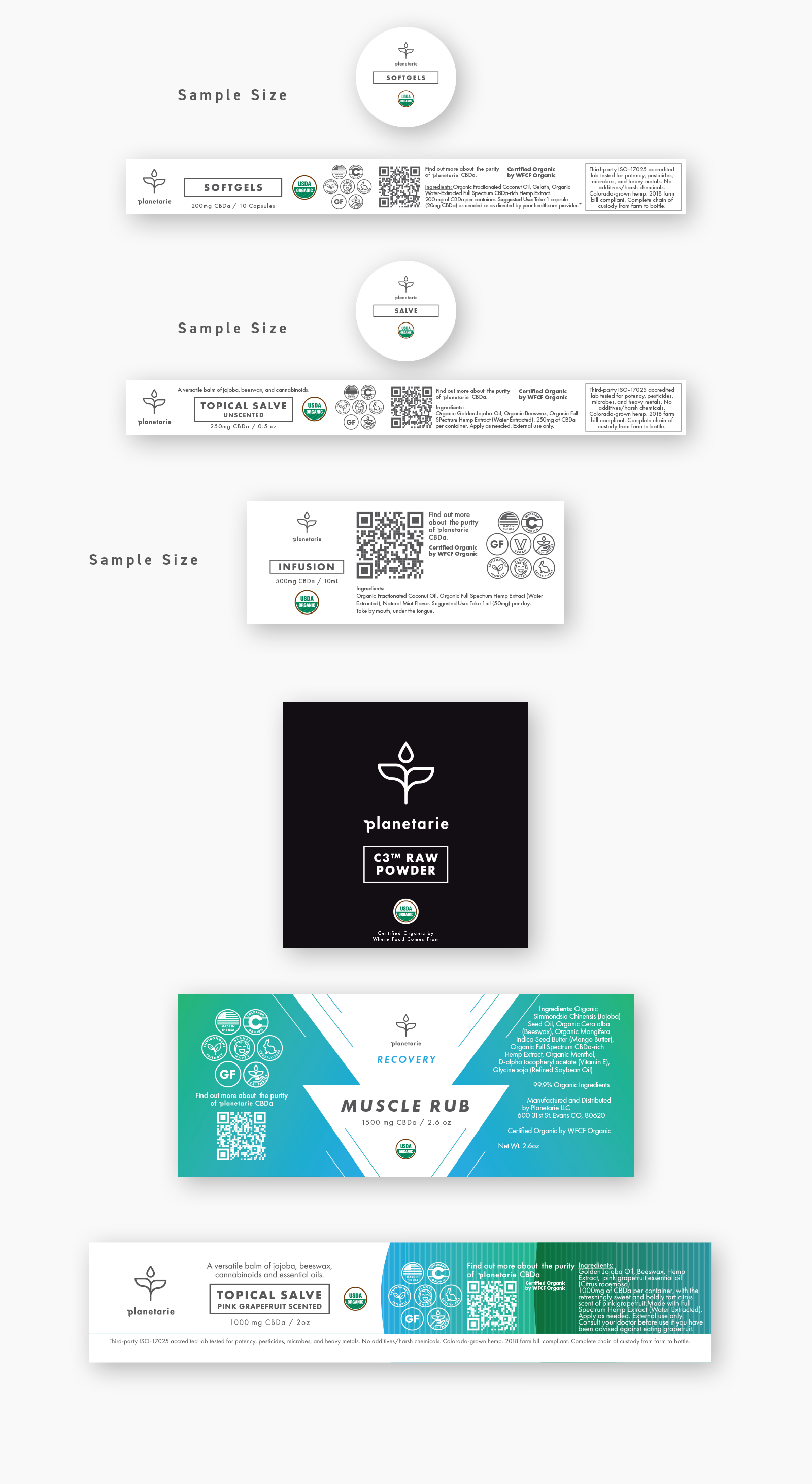 product labels
