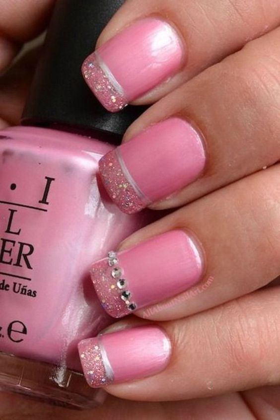 Glitter Nail Design