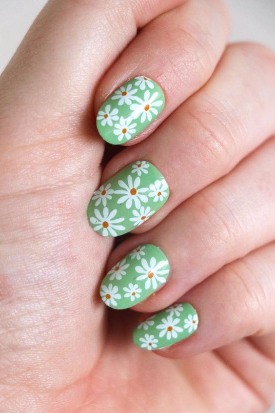 Floral Nails