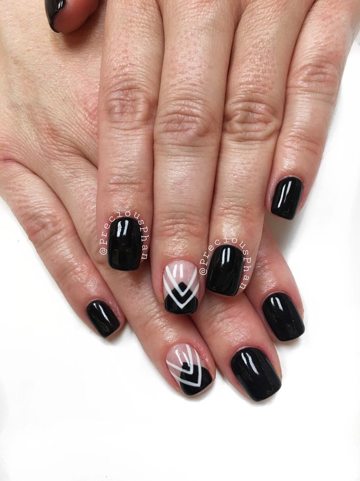Chevron Tip Nails