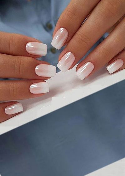 Neutral Ombre Nails
