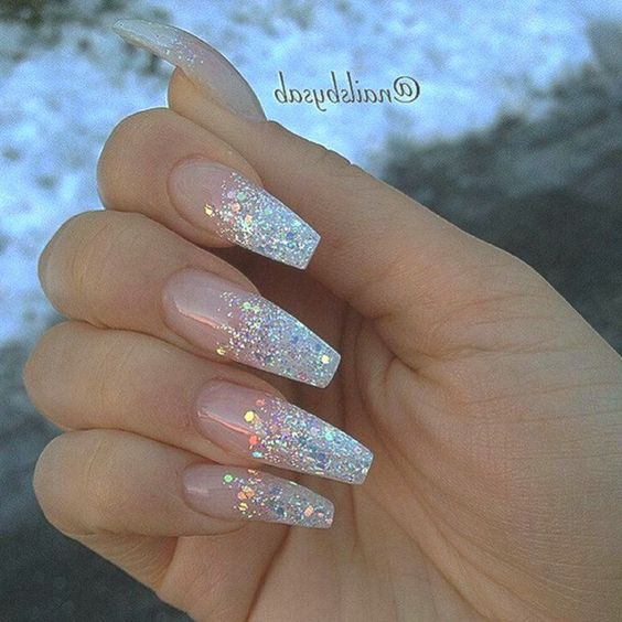 Glitter Ombre Nails