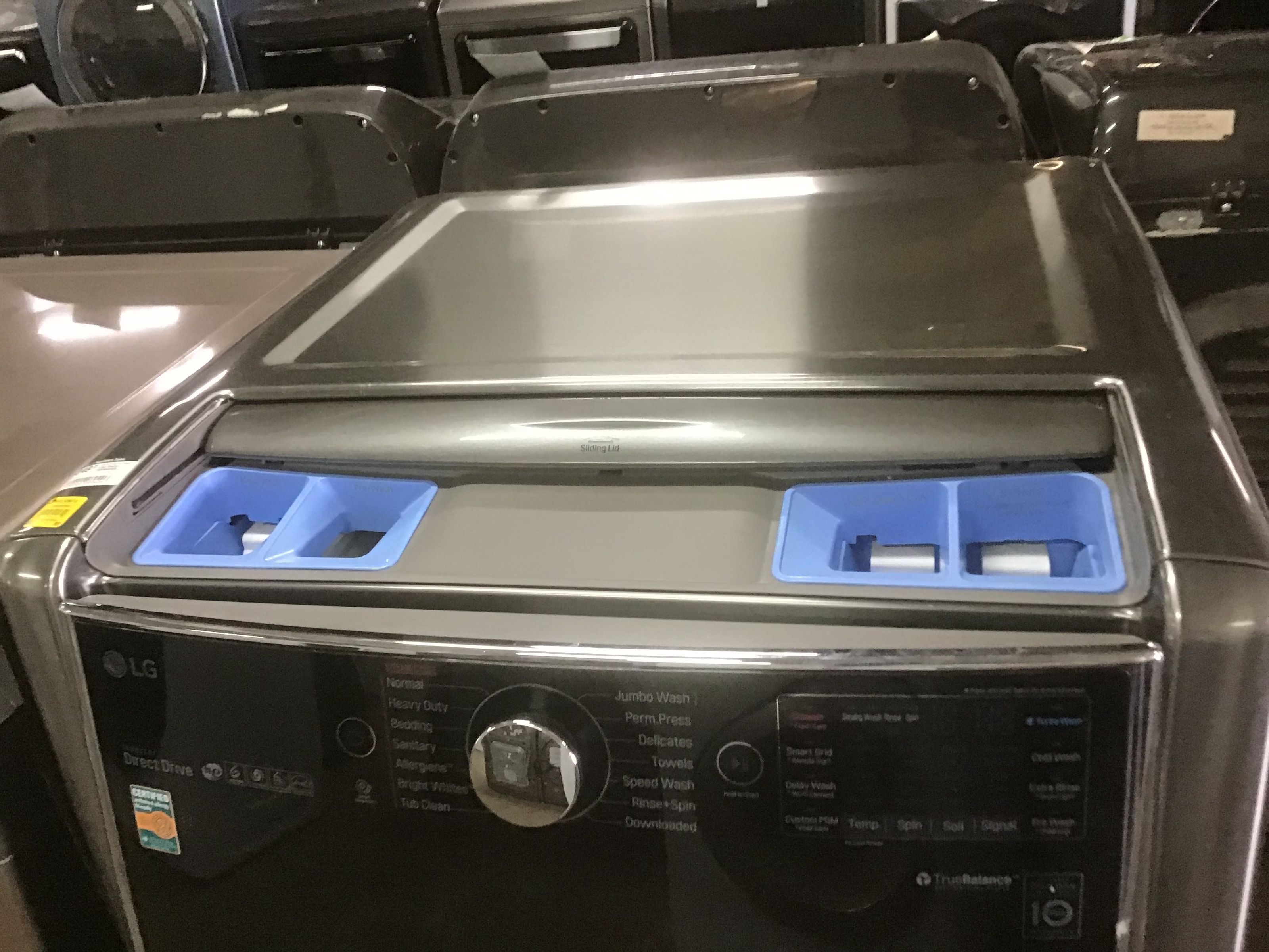 LG Graphite Steel 5.2 Cu Ft Front Load Washer WM9000HVA