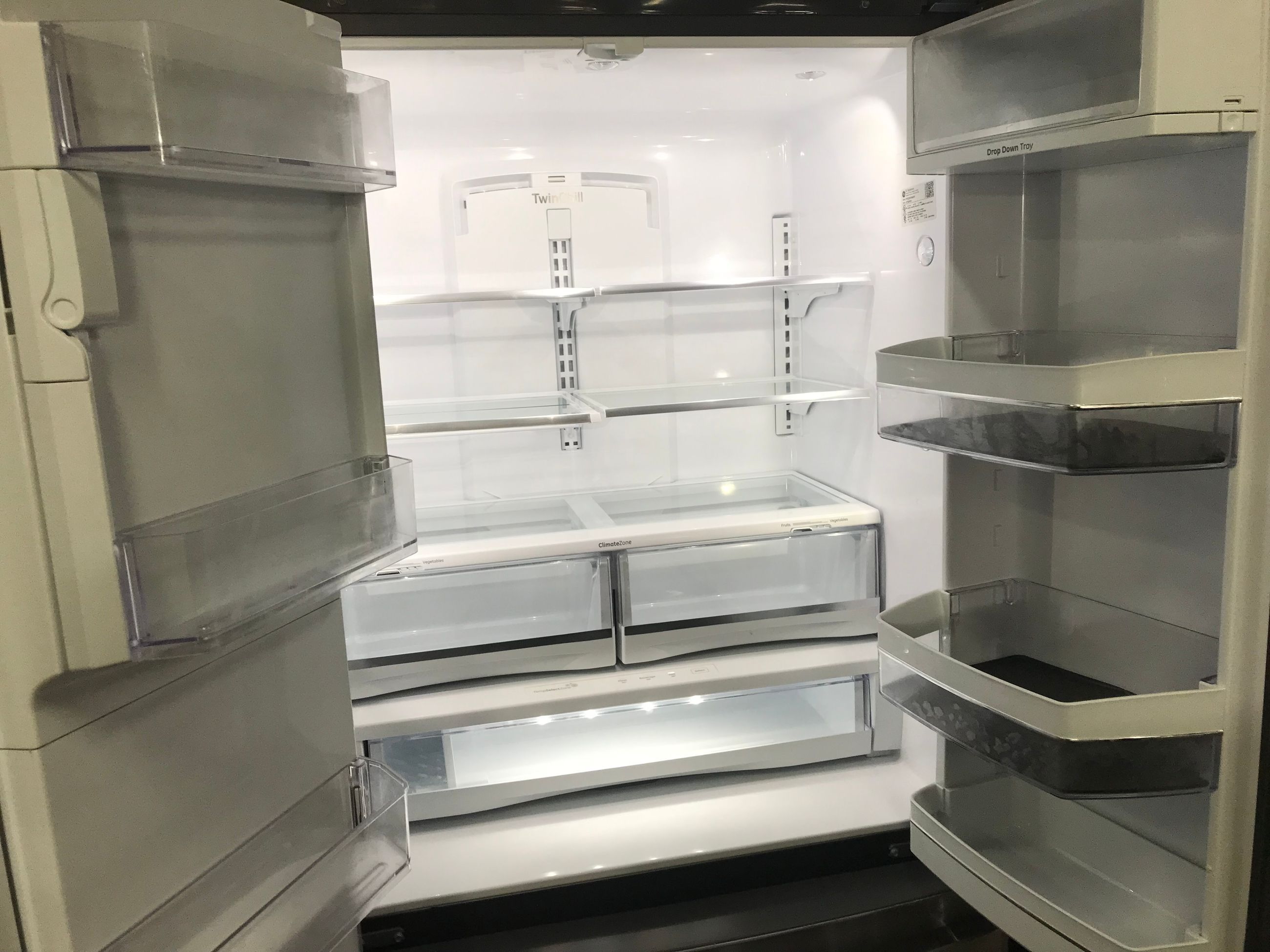 PYE22KYNFS GE PROFILE STAINLESS STEEL 22.2 CU. FT. COUNTER DEPTH FRENCH