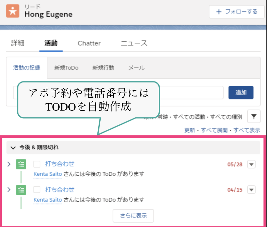 自動でToDo作成
