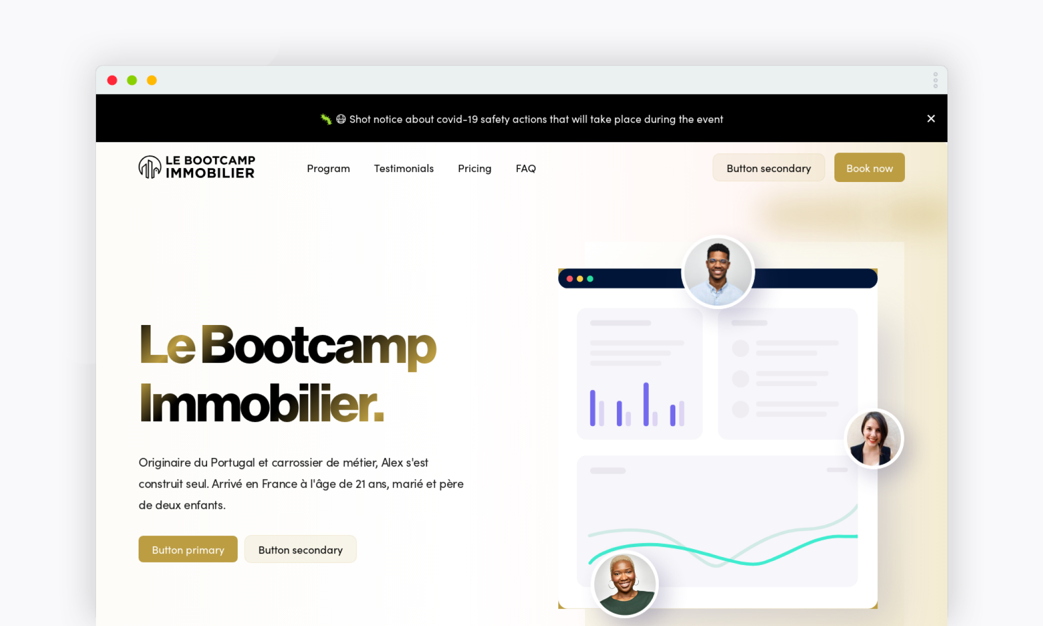 Unlimited landing page design for startups, for a flat monthly fee