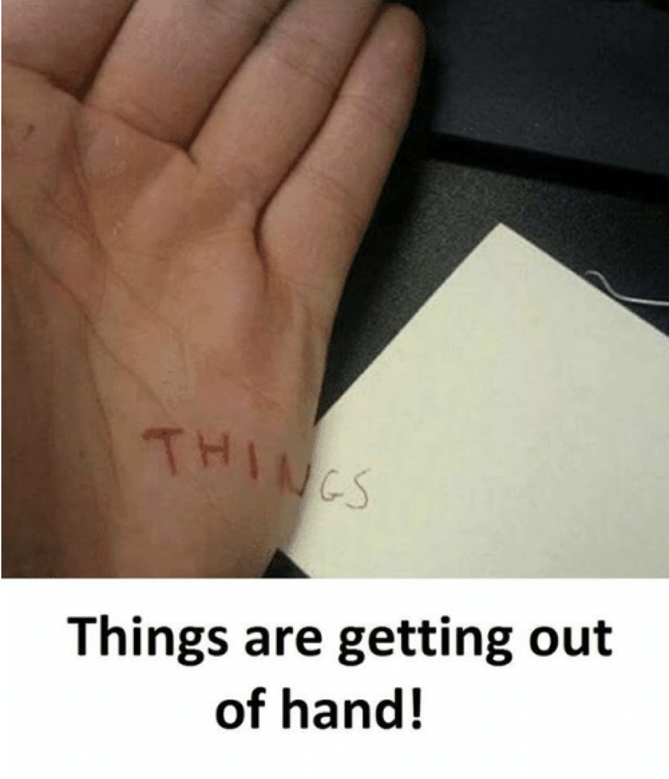 funny meme showing how things may get out of control in ecommerce without the right software