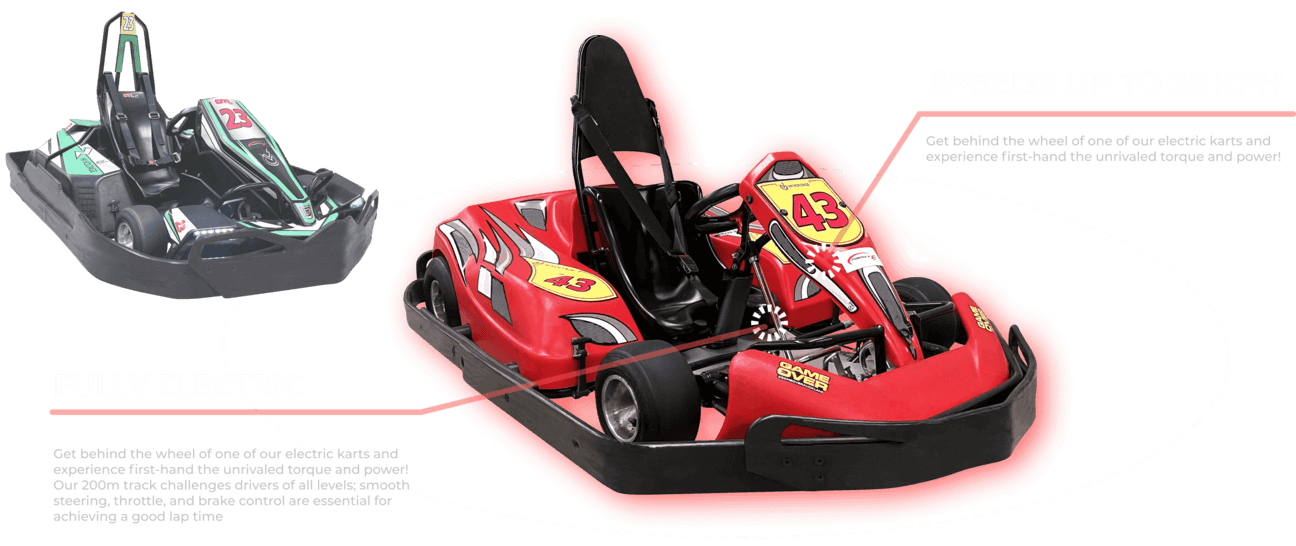 Electric Go Kart Go Karts CHCH Game Over Christchurch