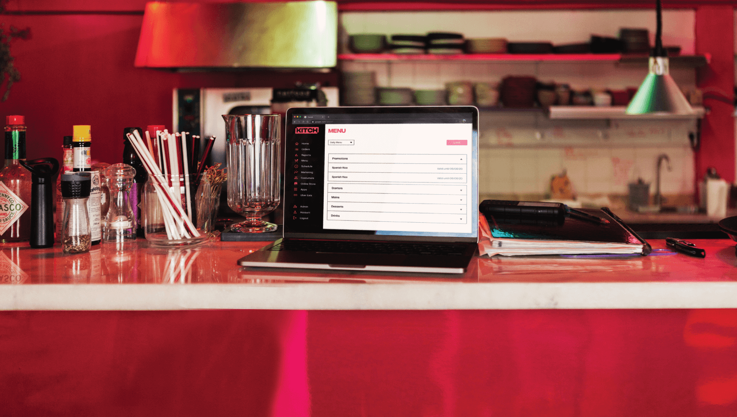 Product: Menu management on Dashboard