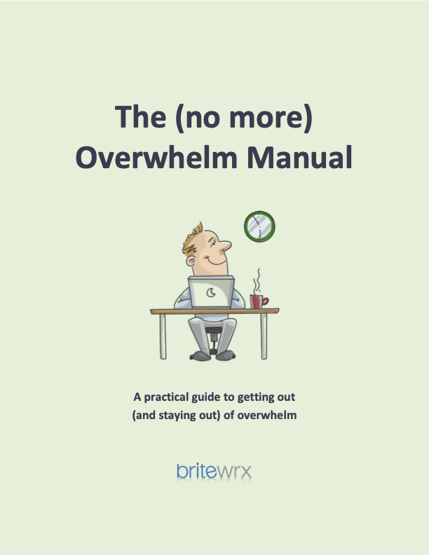 The (no more) Overwhelm Manual cover