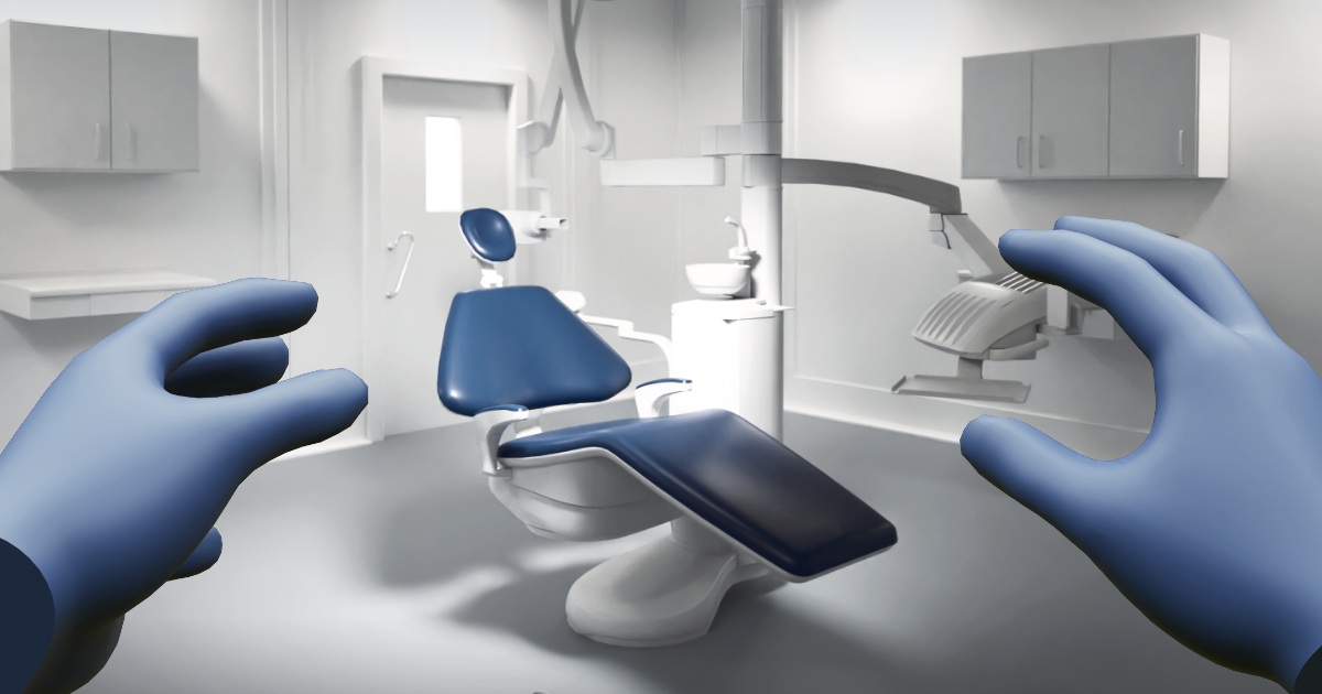 Dental Nurse training in Virtual Reality Dental VR Academy