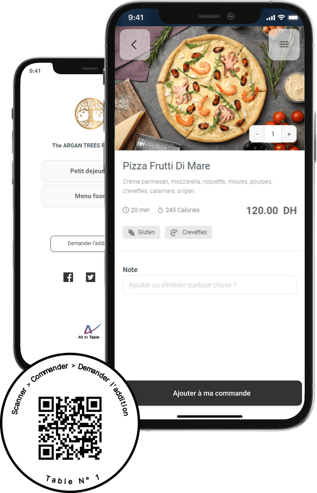 Menu digital via qr code