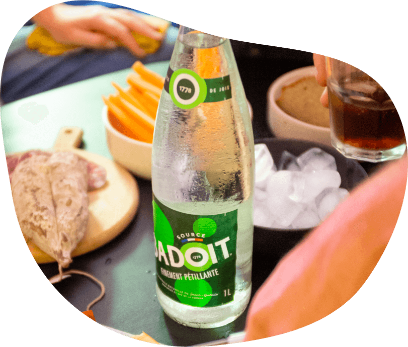 Photo d'une bouteille de badoit