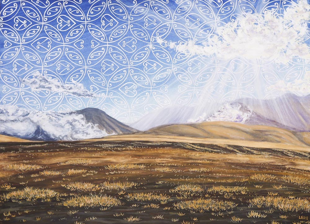 Futuristic painting