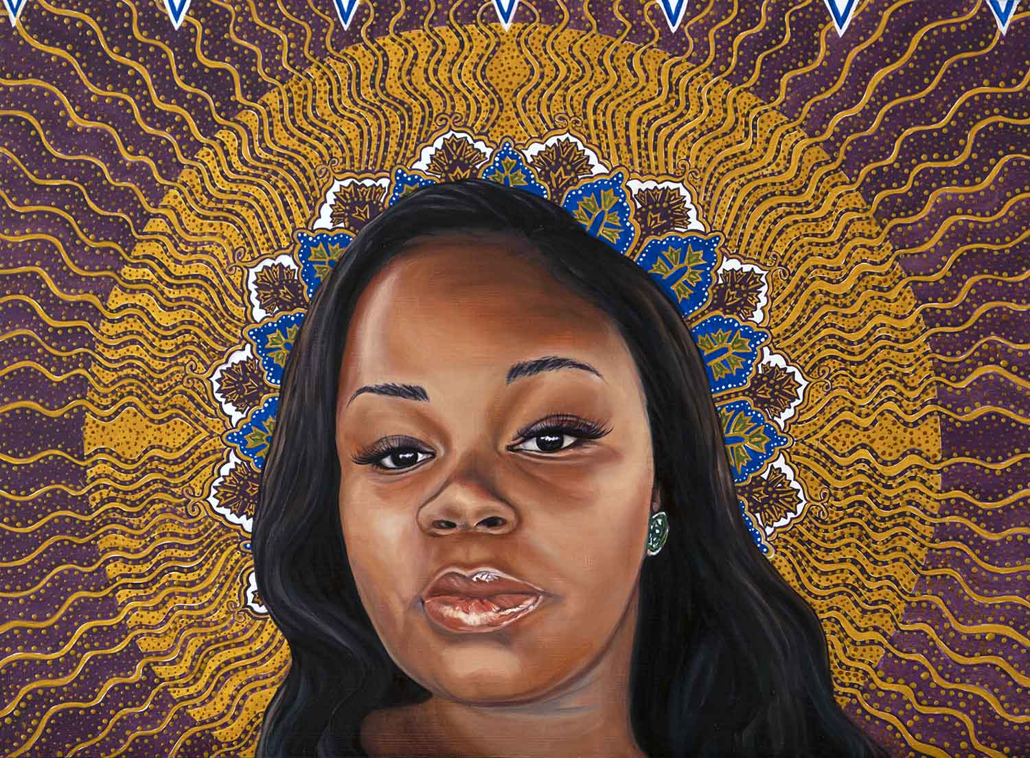 Futuristic painting