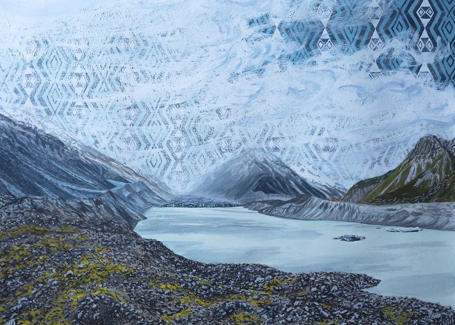 Futuristic painting