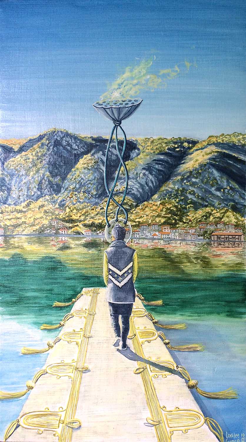 Futuristic painting