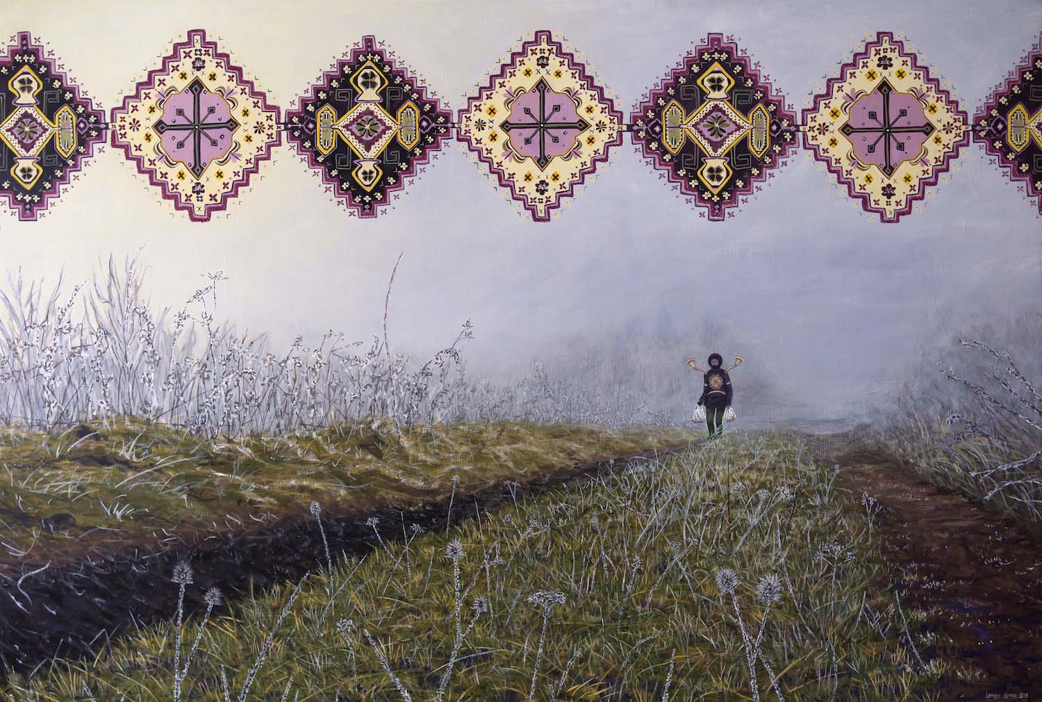 Futuristic painting