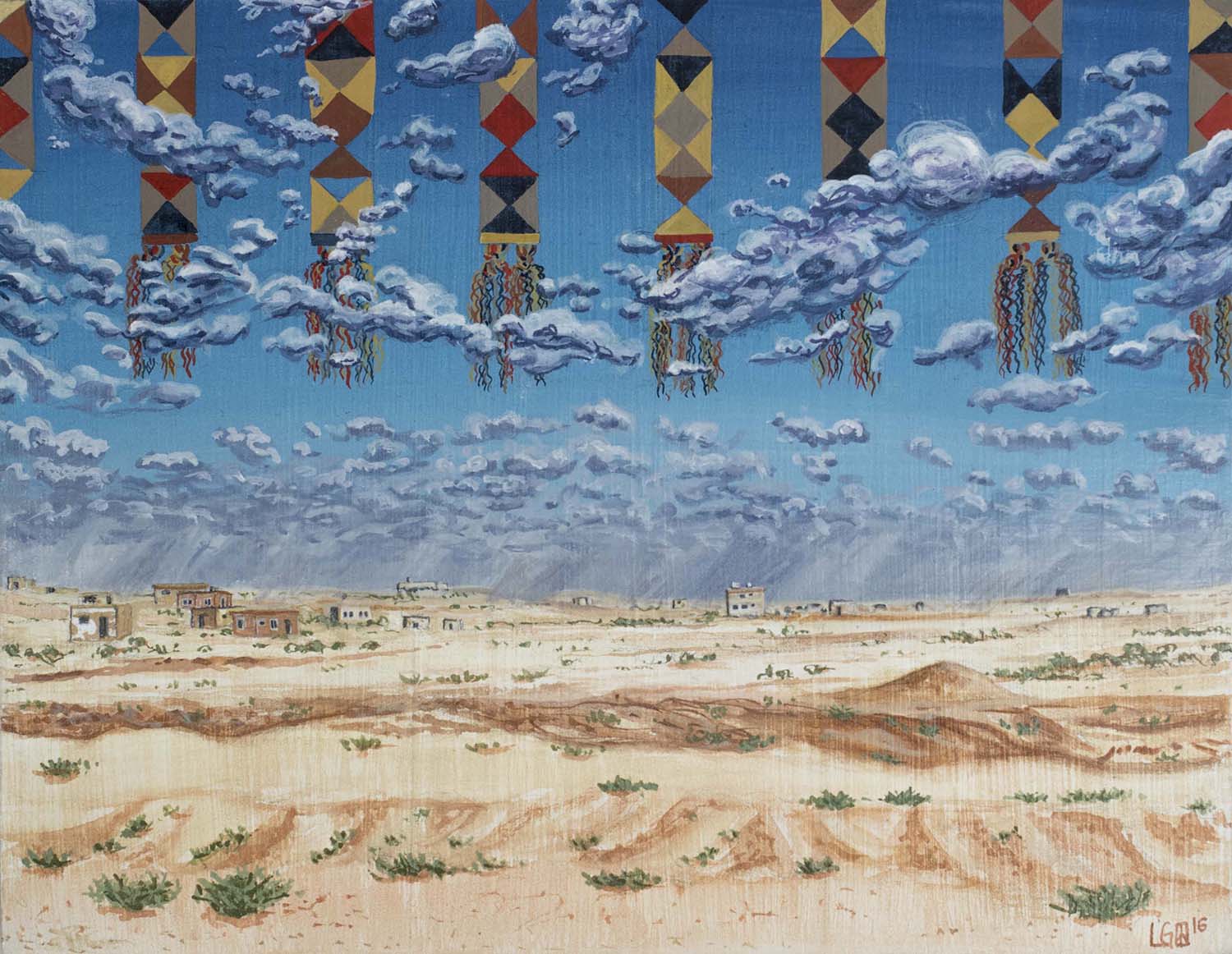Futuristic painting
