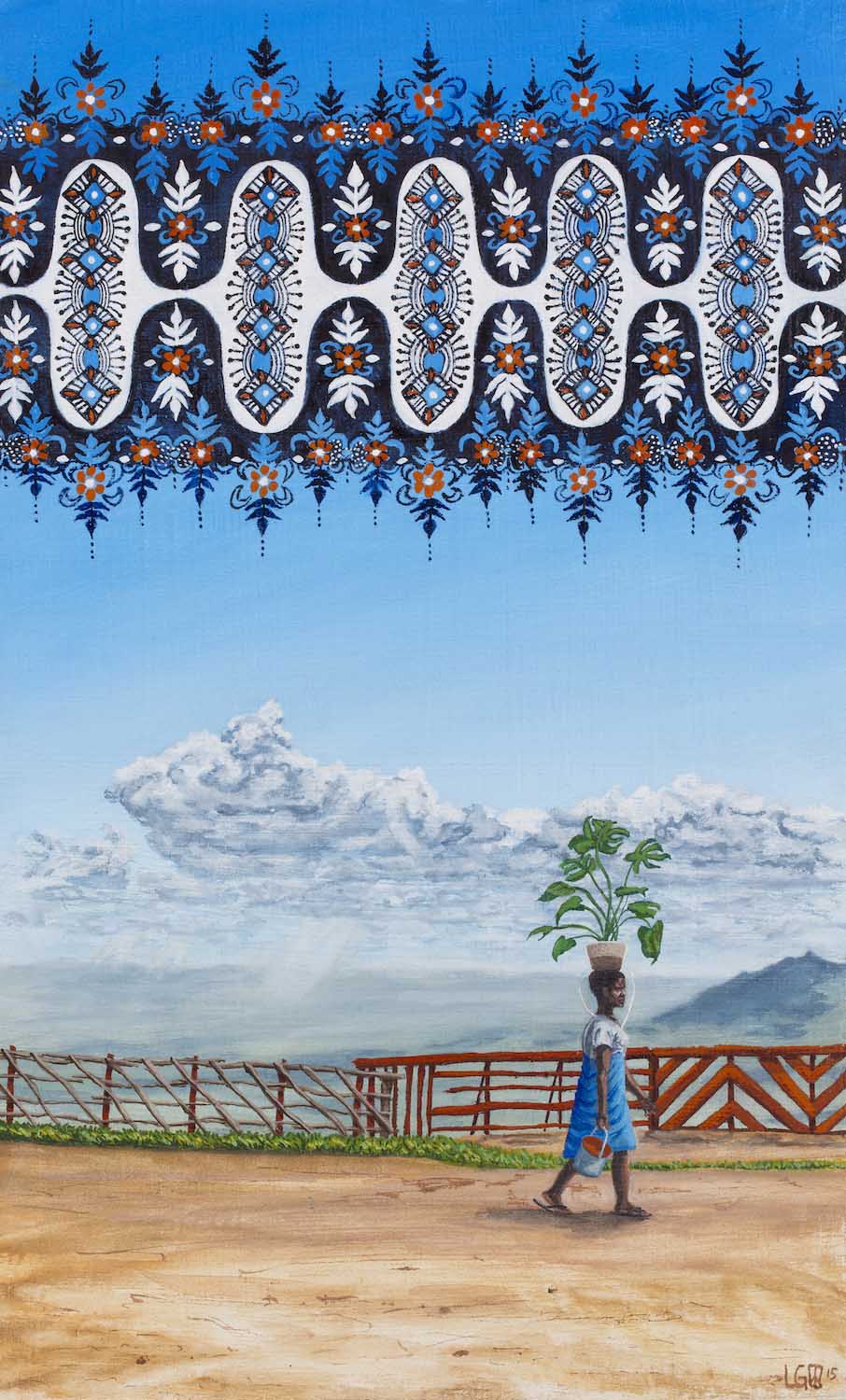 Futuristic painting