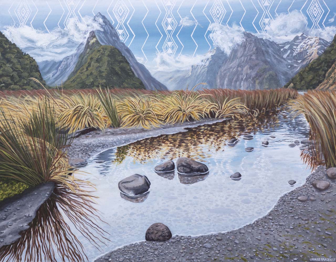 Futuristic painting