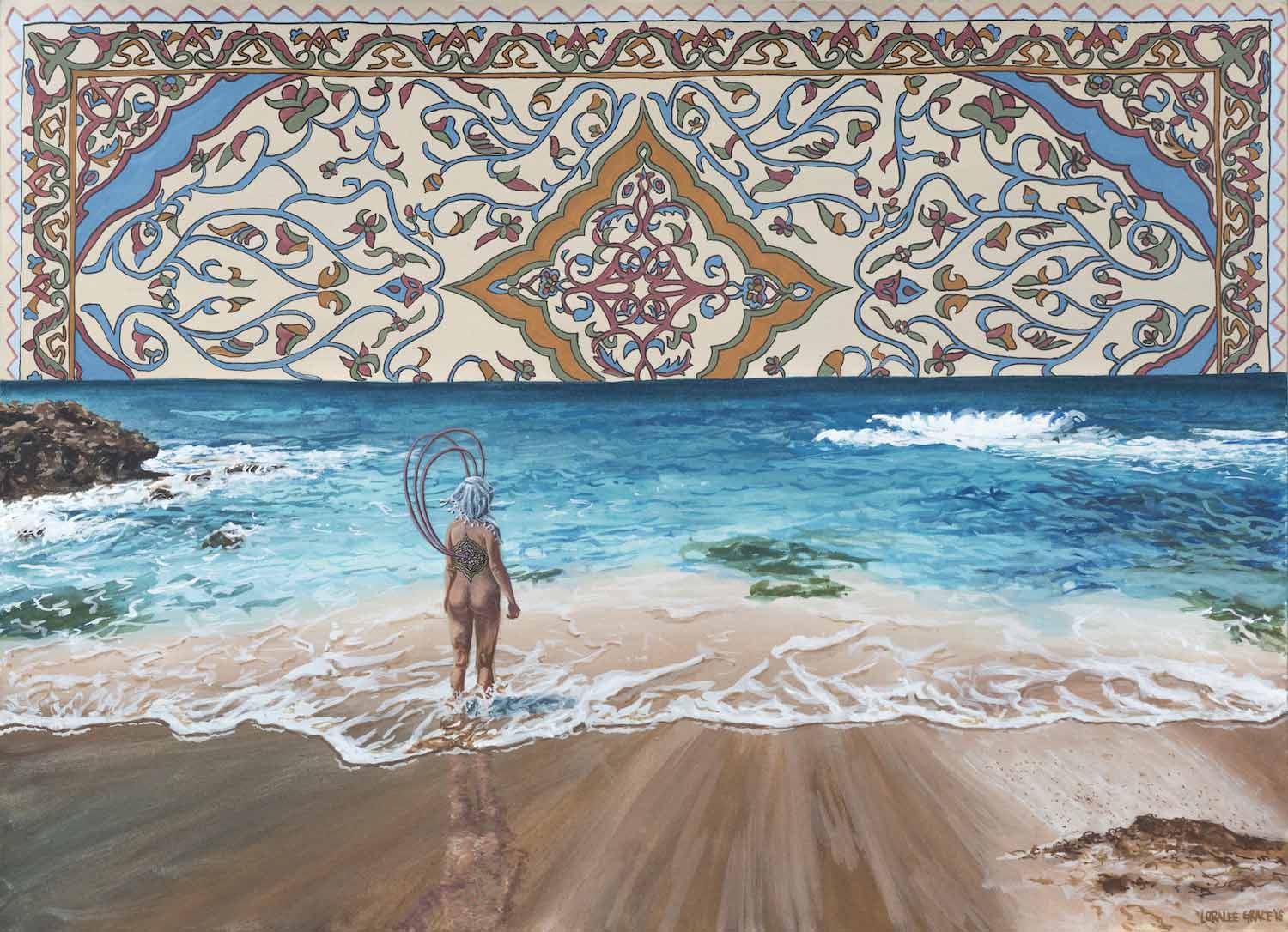 Futuristic painting
