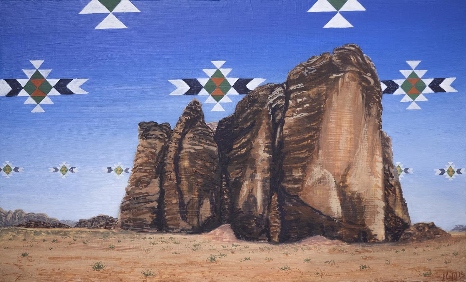 Futuristic painting