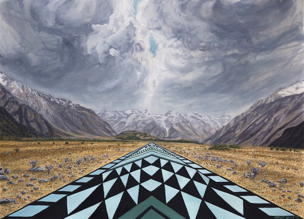 Futuristic painting