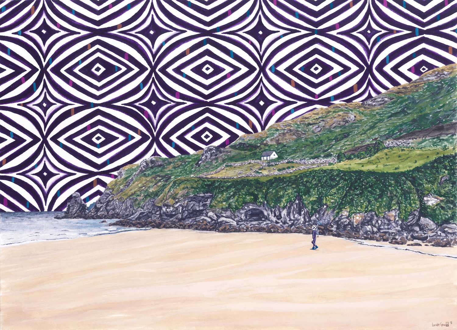 Futuristic painting