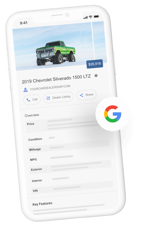 Google listing.