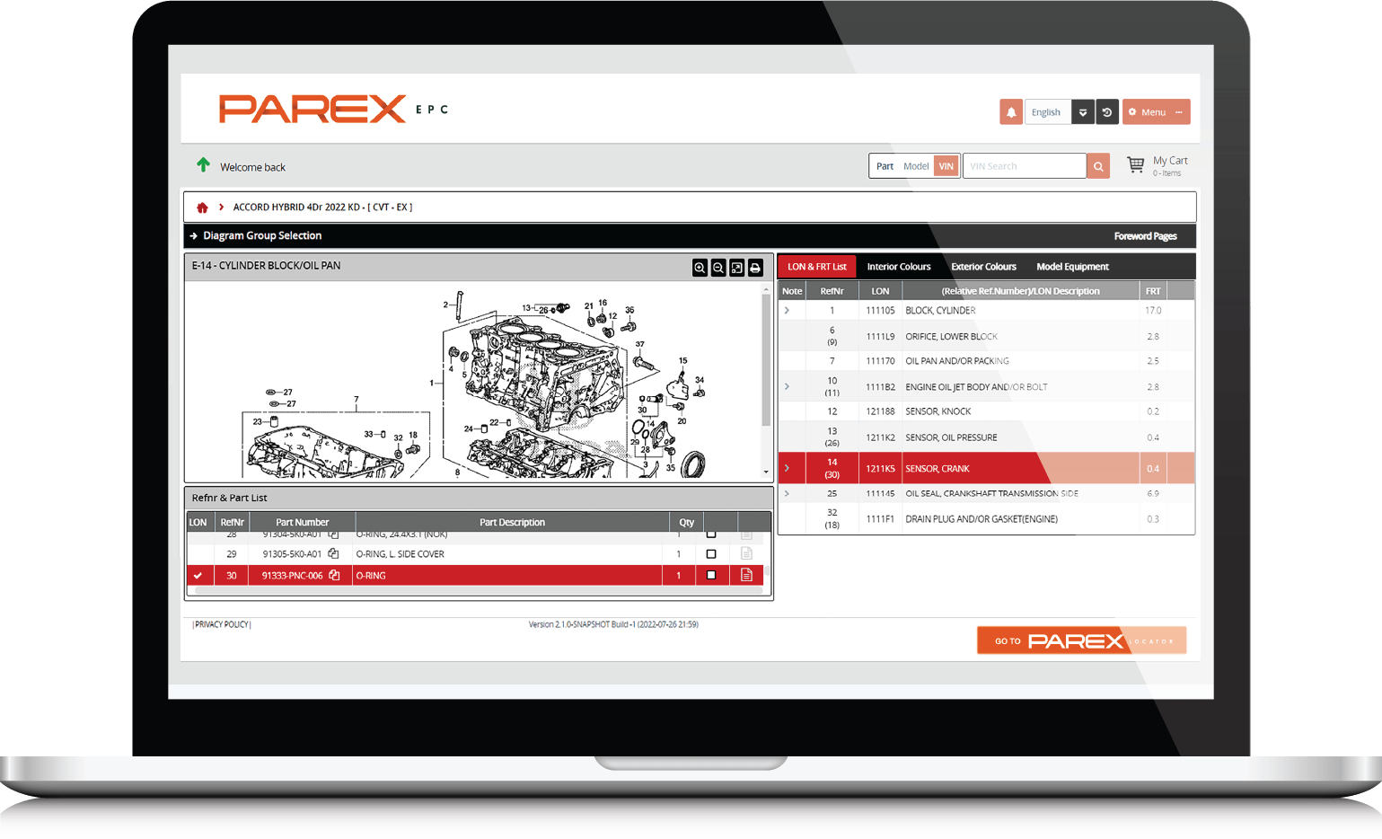 Electronic Parts Catalogue