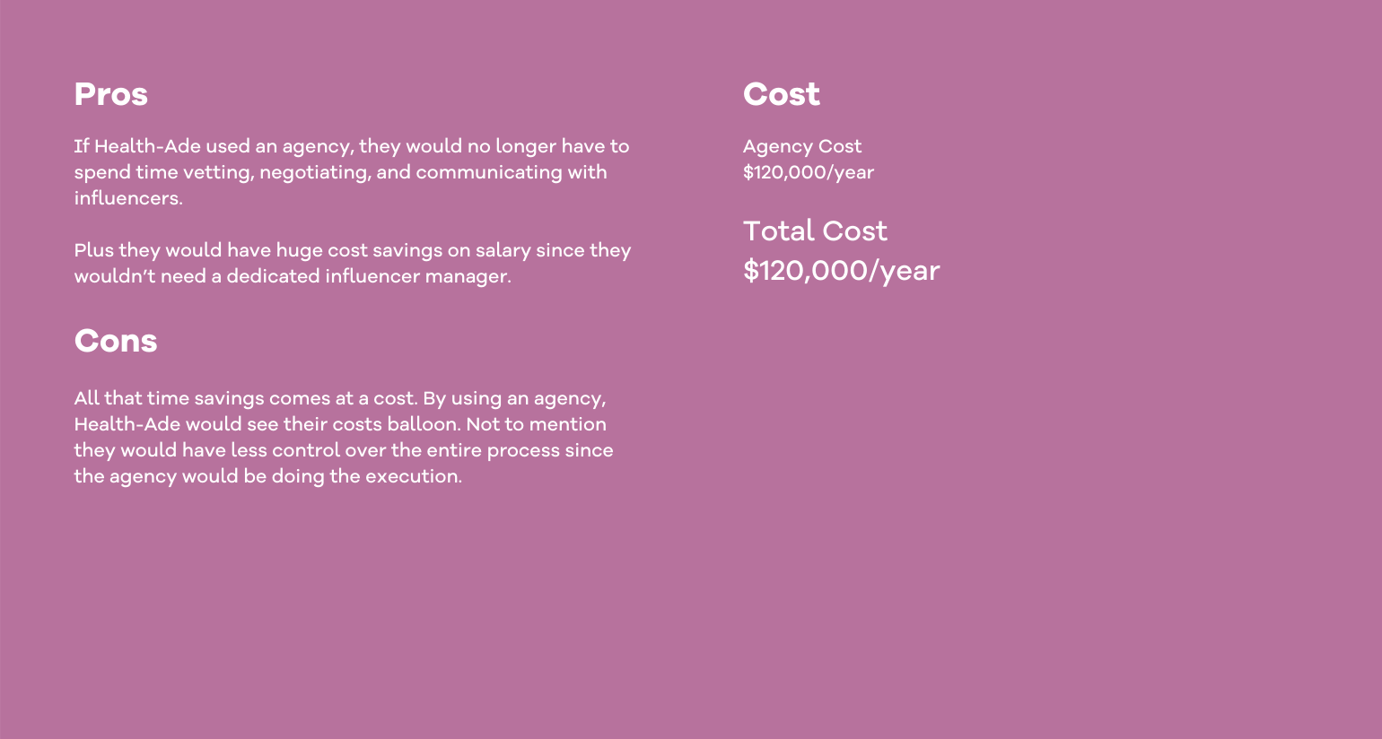 Graphical breakdown of why content matters