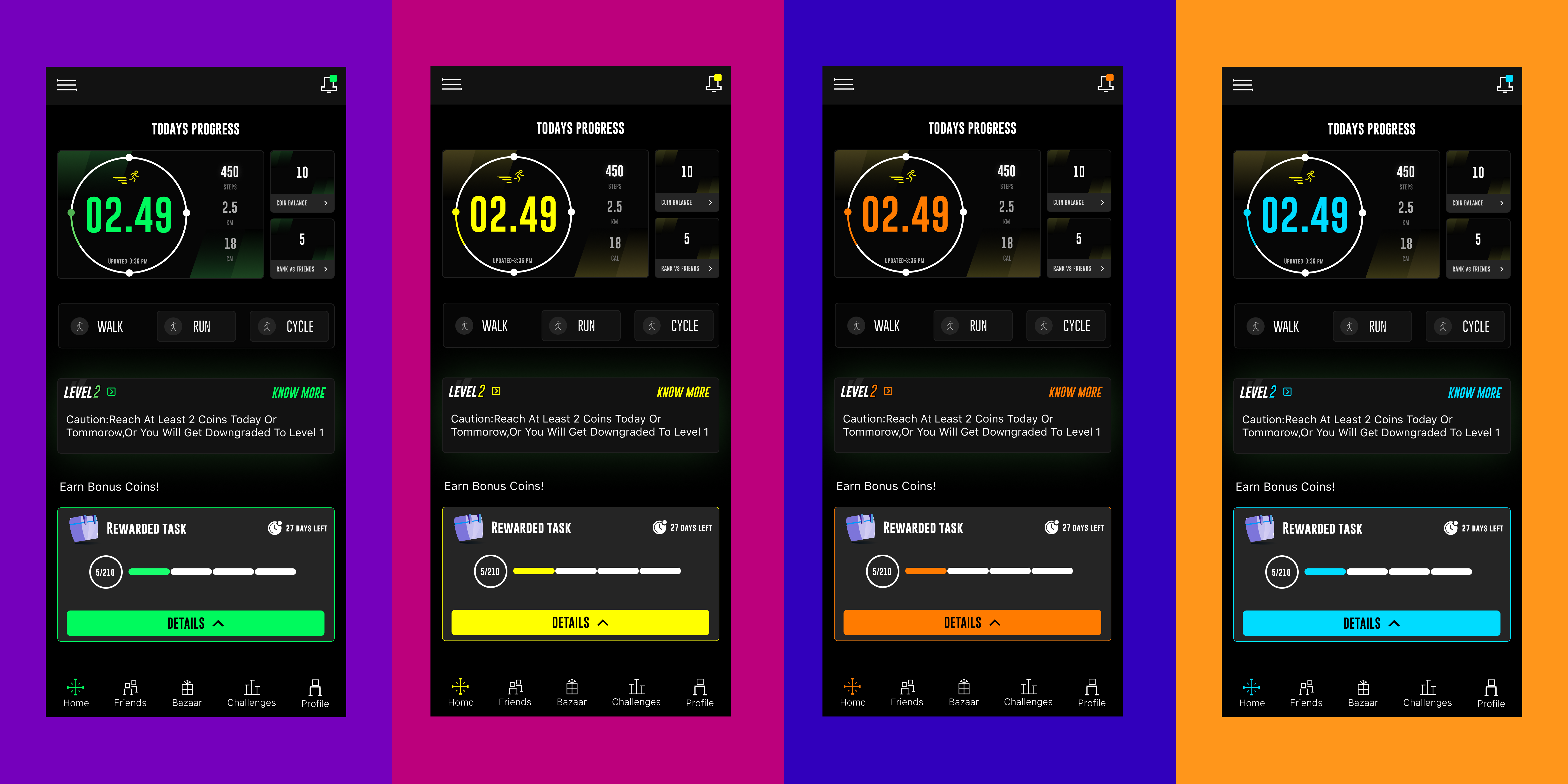Acorns App UI for iOS