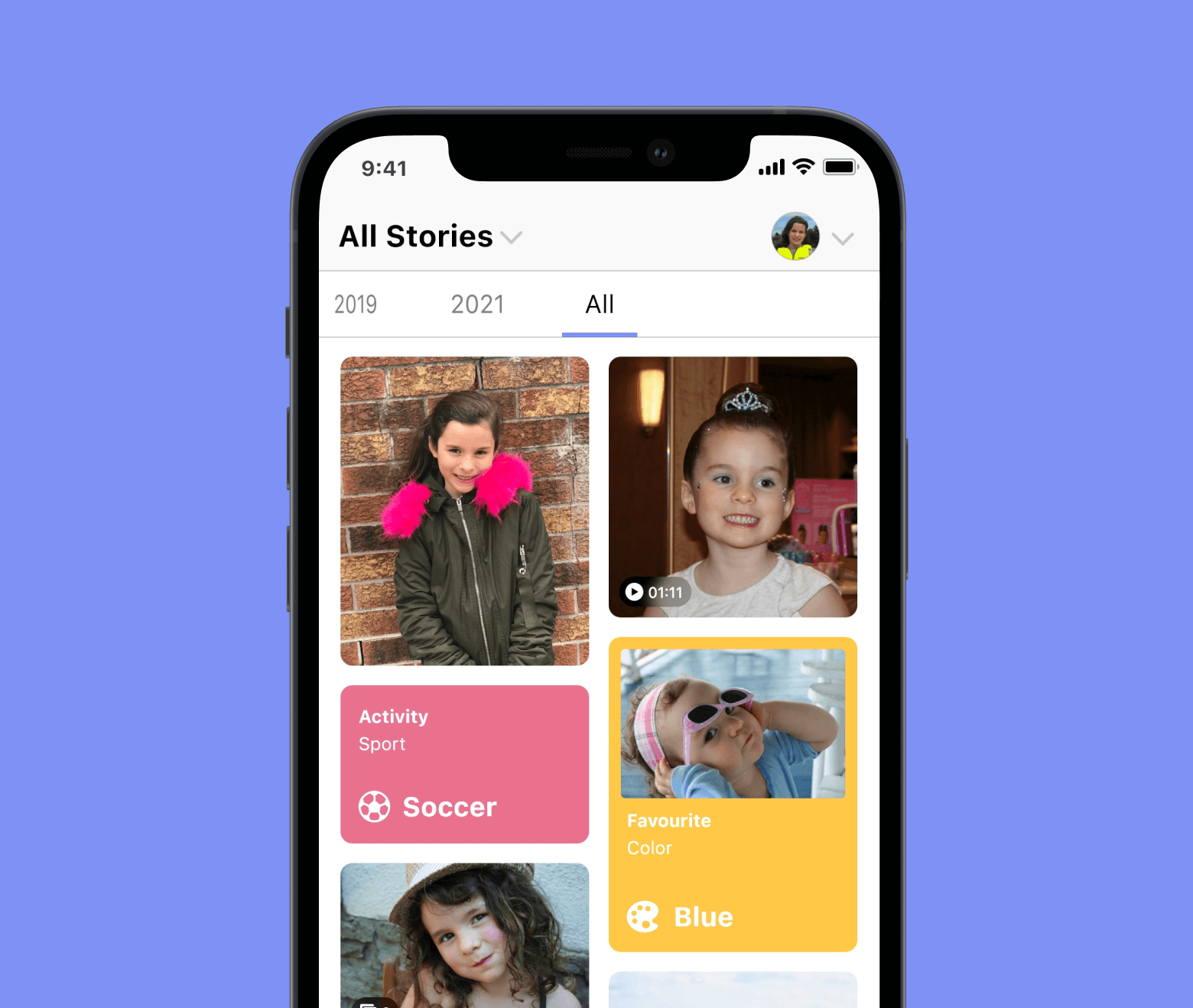 Kidstory app mobile lockup