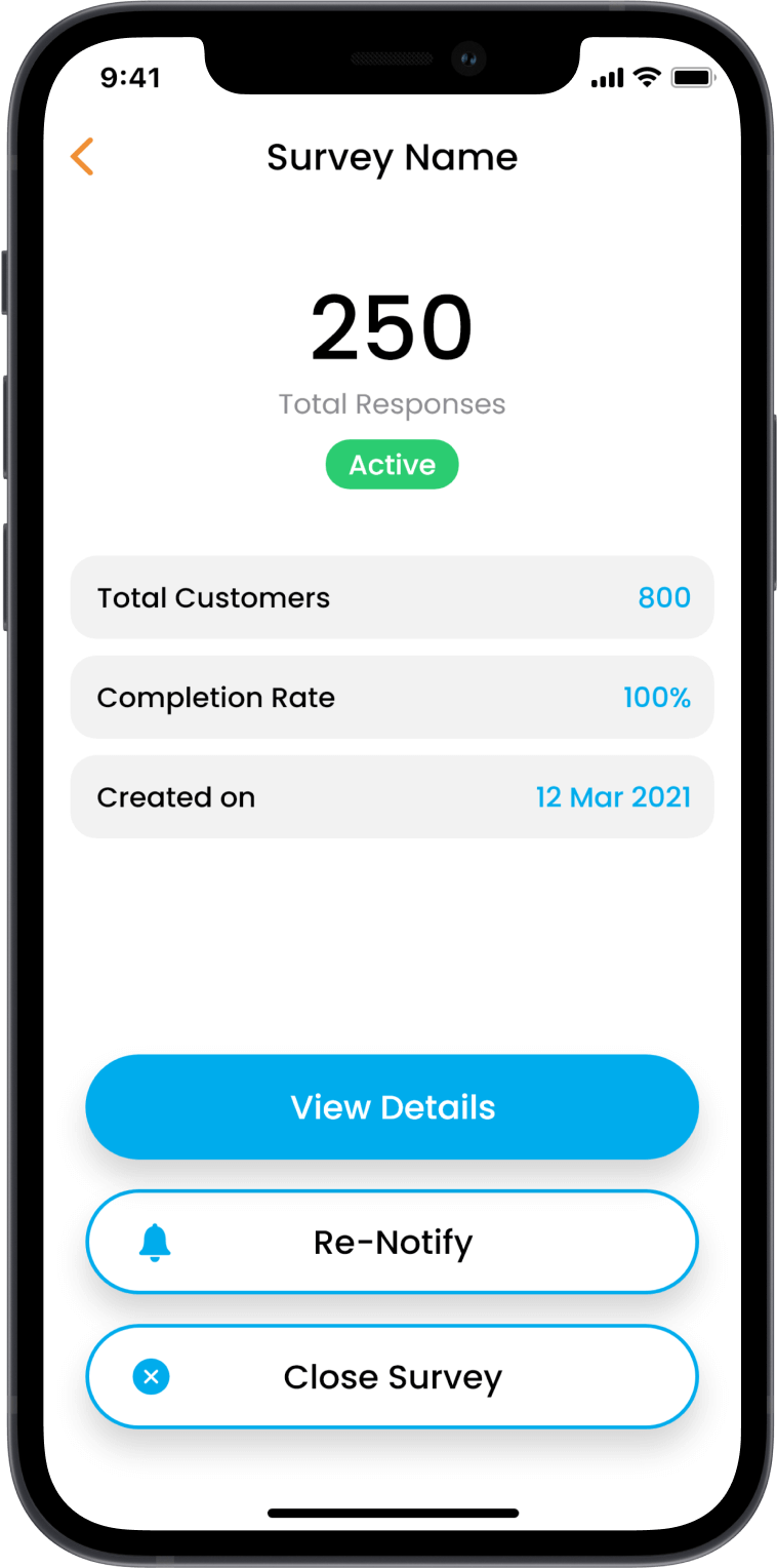 Echo company survey screenshot
