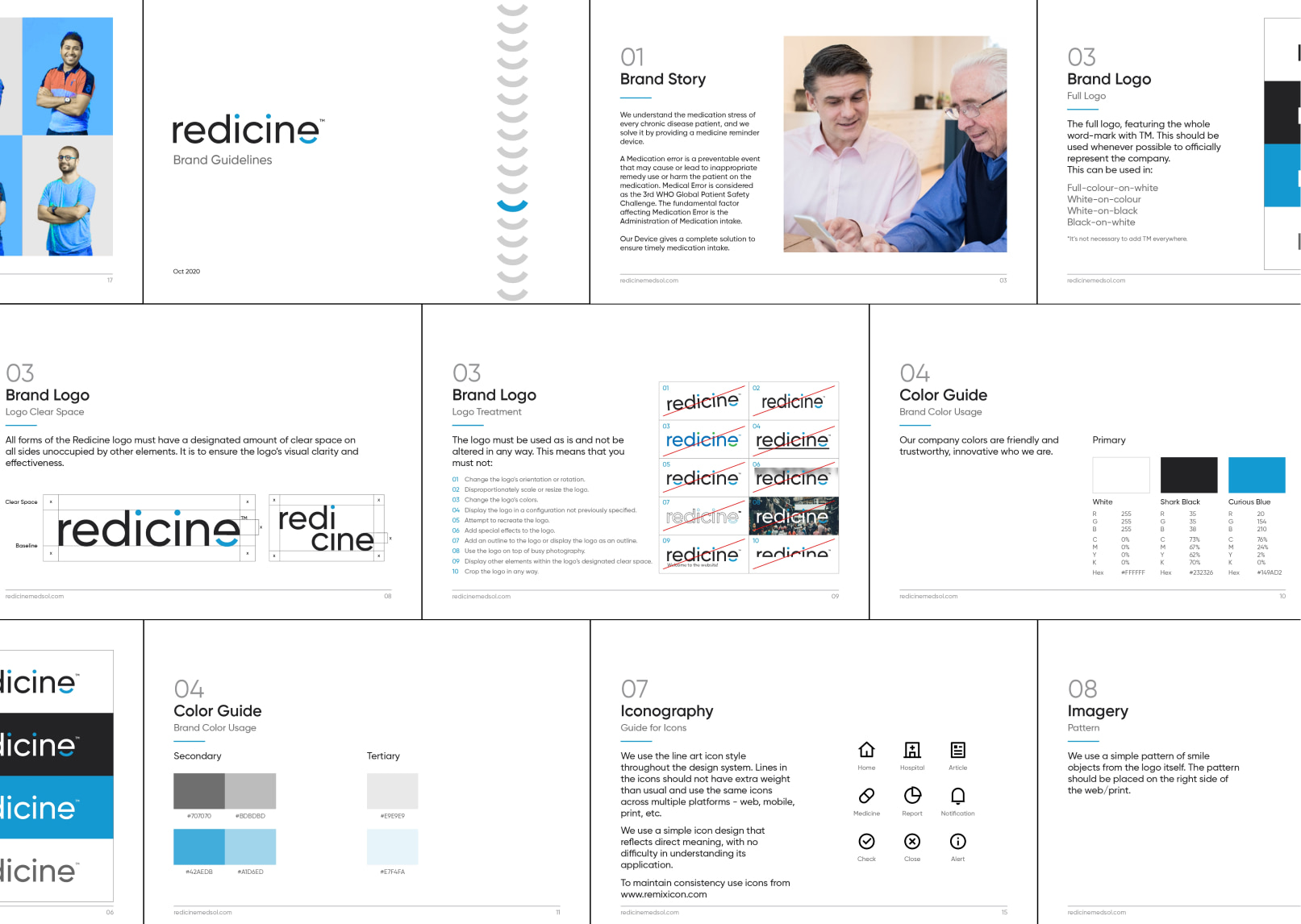 Redicine style guideline photos

