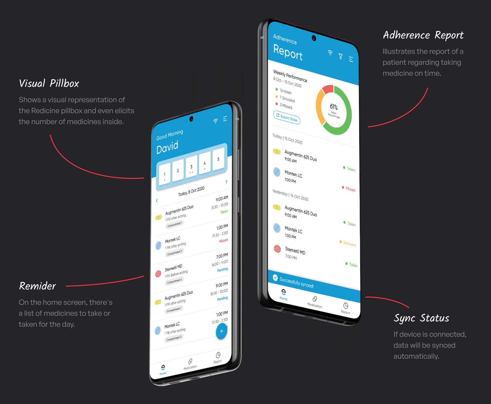 Redicine app screenshot