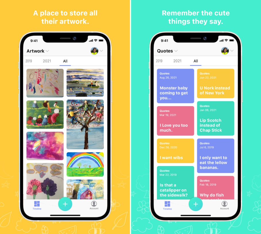 Kidstory app screensgots